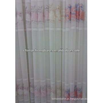 Bordado sheer cortinas com alta qualidade